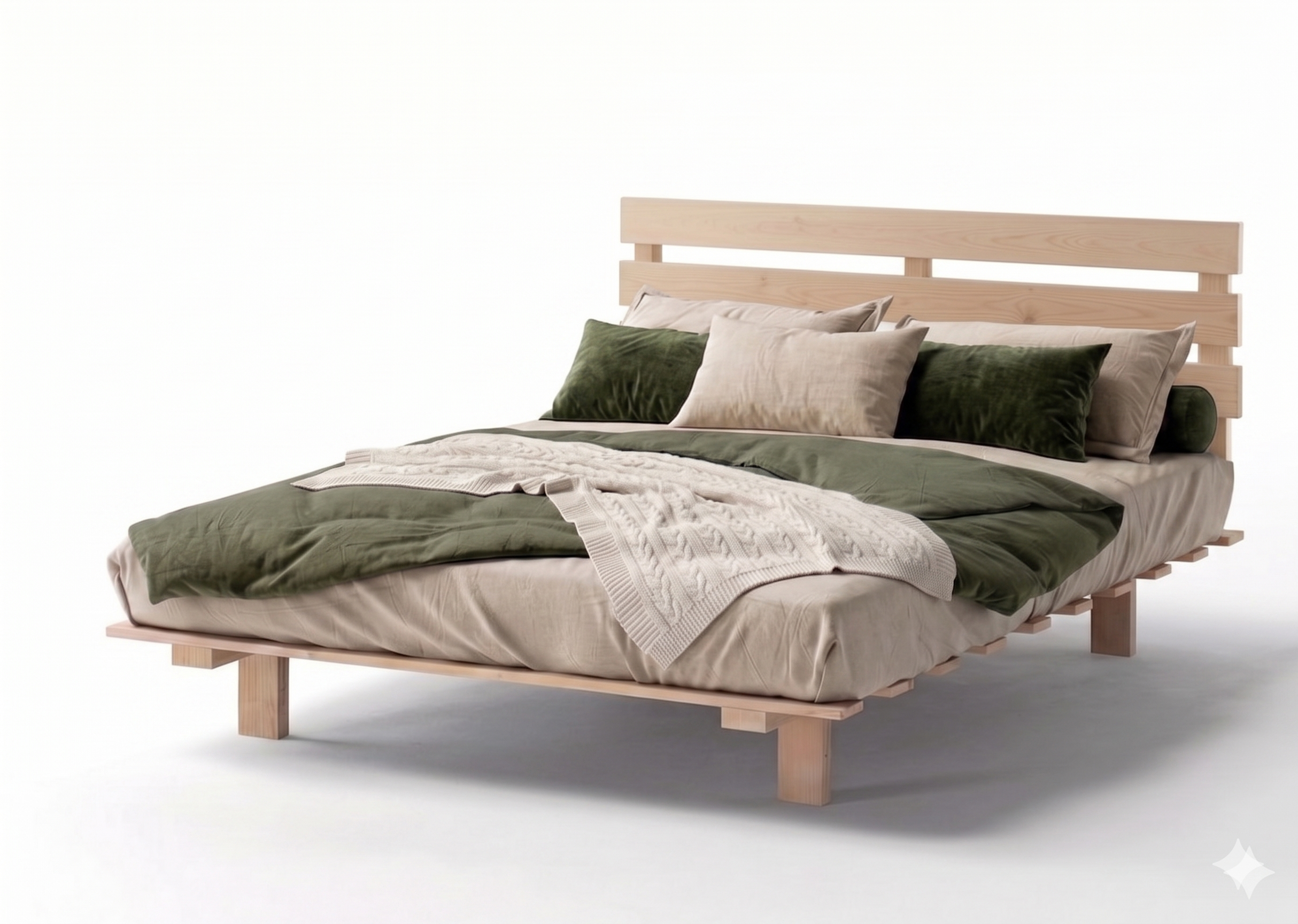 בסיס מיטה עם משענת ראש